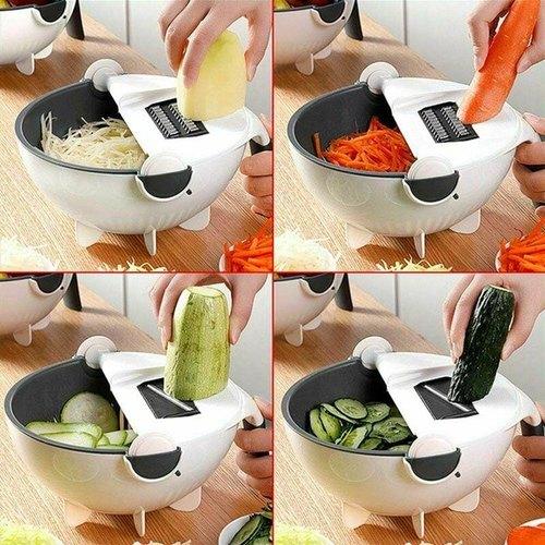 Vegetable Cutter with Drain Basket